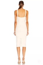 Load image into Gallery viewer, ivory halter bandage dress
