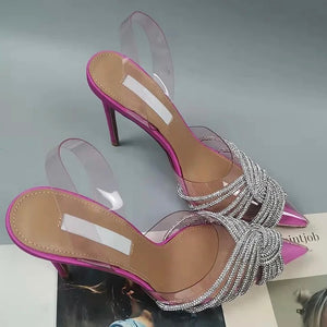 magenta clear heels shopluxhouse