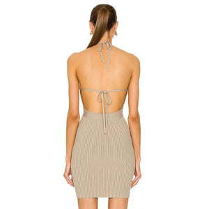 nude bandage dress revolve