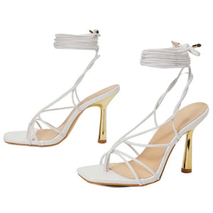 Shayla Heels || White