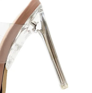 yeezy clear heels