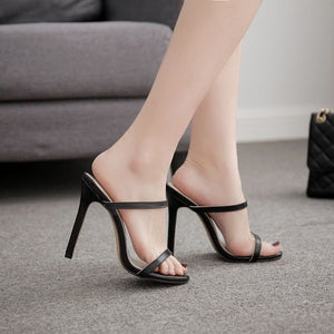 black slide on heels shopluxhouse