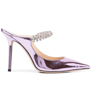 Chelsea Mule Heels || Lavender