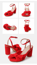 Load image into Gallery viewer, red zara heels
