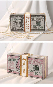 Money Bag Clutch || Green