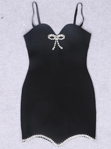 black bandage dress revolve