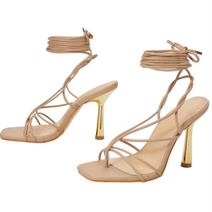 Shayla Heels || Nude