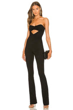 Load image into Gallery viewer, black jumpsuit with cutout
