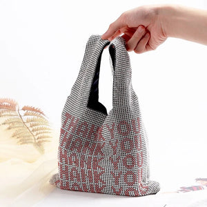 rhinestone thank you bag