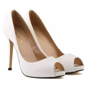 Marisa Peep Toe Heels